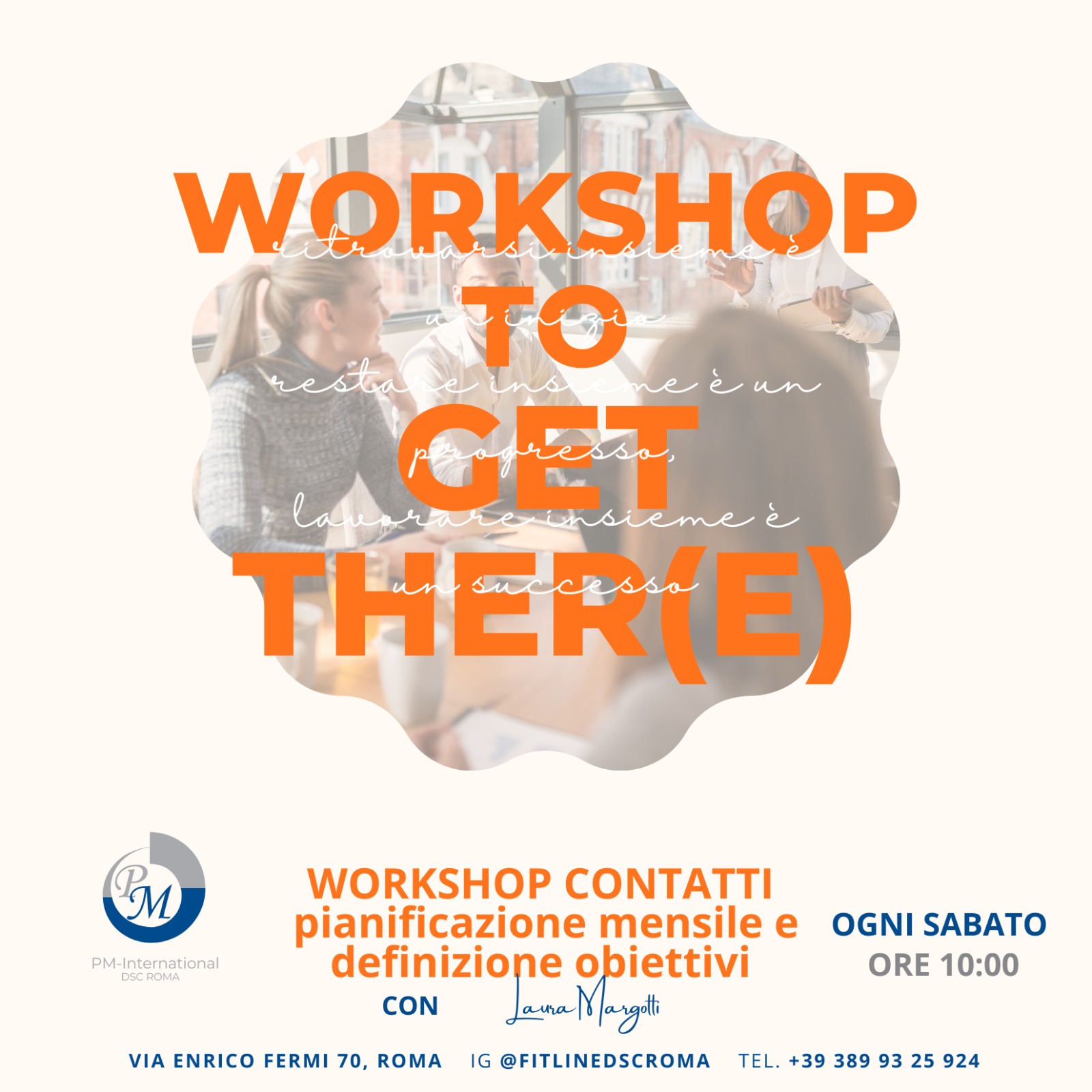 Ogni sabato dalle ore 10:00 presso la sede del Dsc Roma Workshop